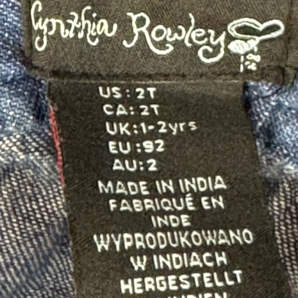 Jean Dress- Size 2T - Picture 4 of 8